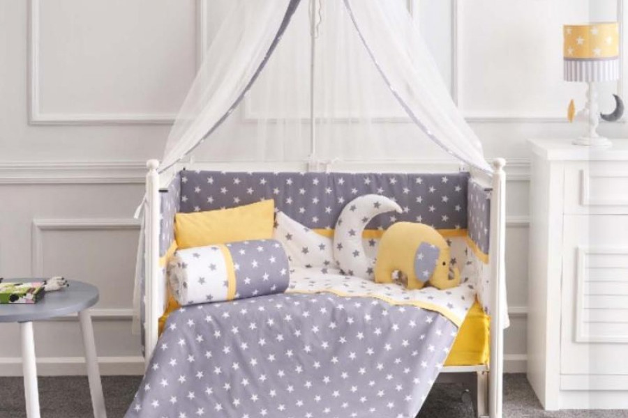Star Elephant Crib Sleeping Set